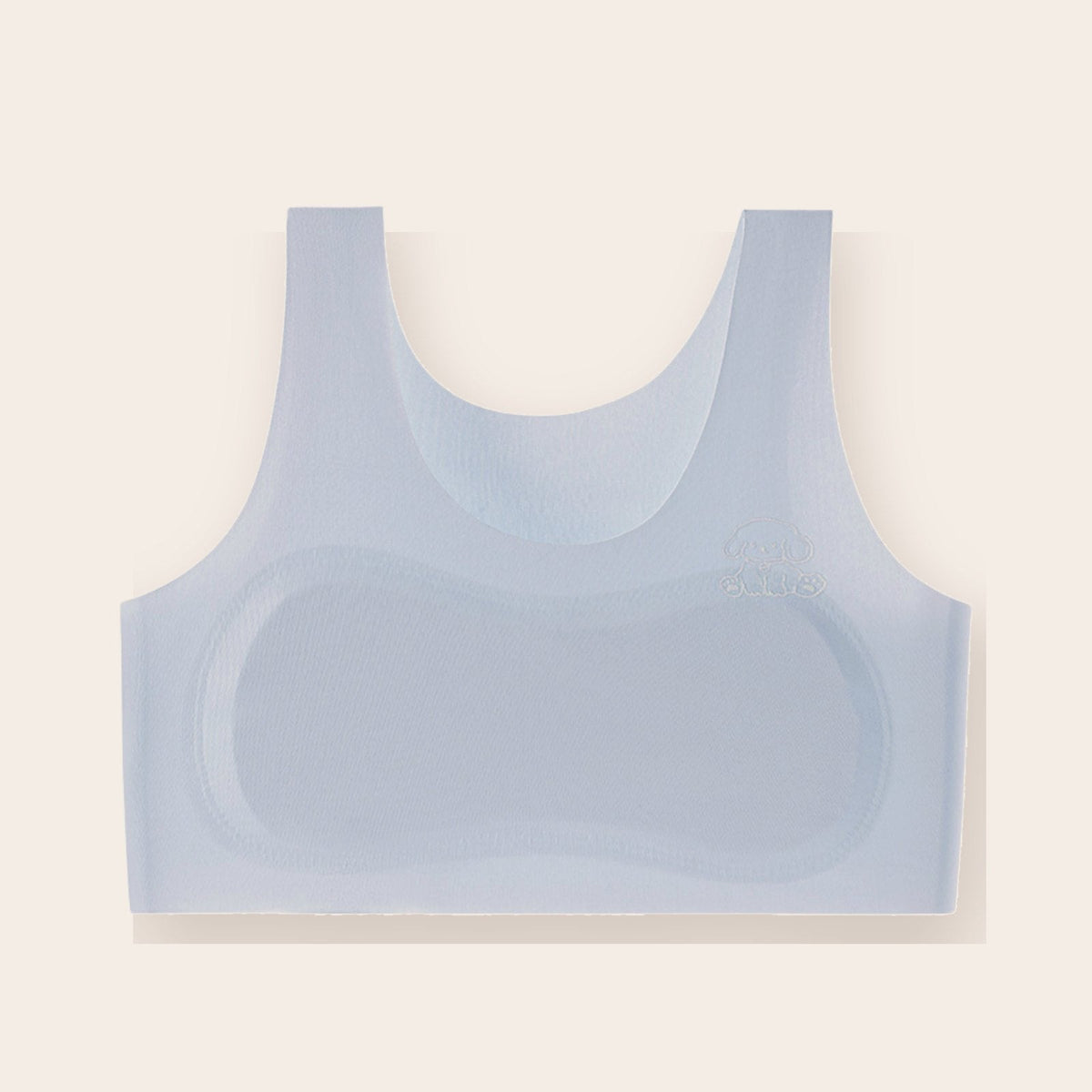 La Première Brassière Cocobody, coloris Bleu ciel, à plat